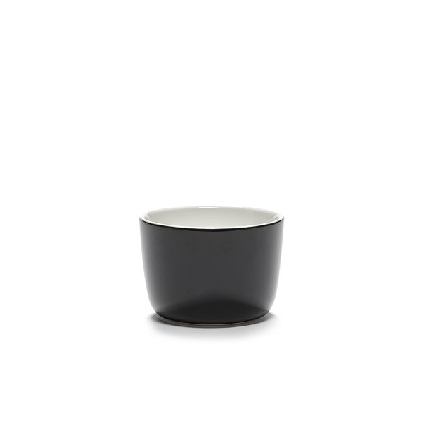 Serax Passe-Partout Cappuccino Tasse ohne Henkel Vincent van Duysen schwarz-weiß H6cm