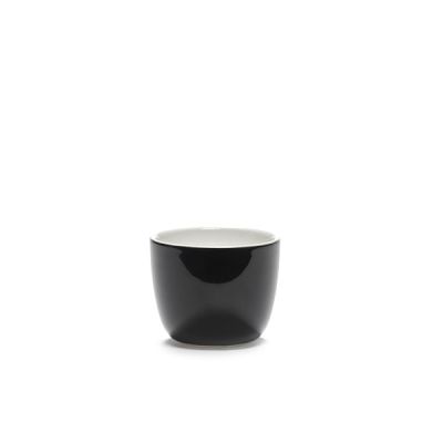 Serax Passe-Partout Espressotasse Tasse o. Henkel Vincent van Duysen schwarz-weiß D7xH5,7cm