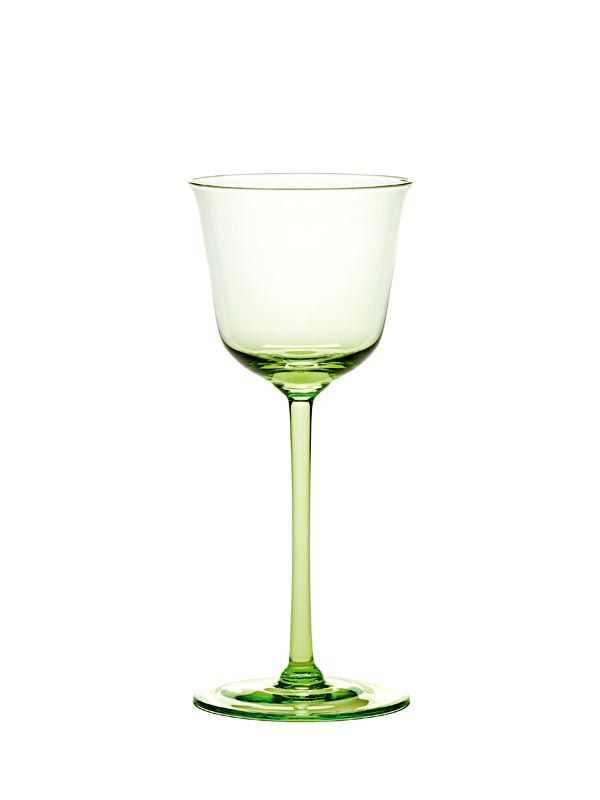 Ann Demeulemeester Serax Weißweinglas 15cl GRACE grün