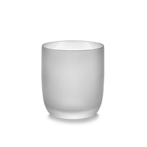 Serax BASE Glas Frost weiß designed by Piet Boon H9cm