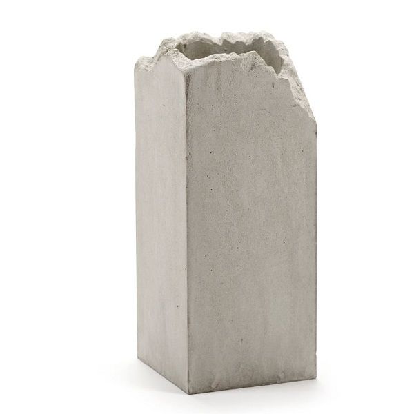 Serax Vase Concrete Broquaine S aus Beton von Patrick Paris H28cm