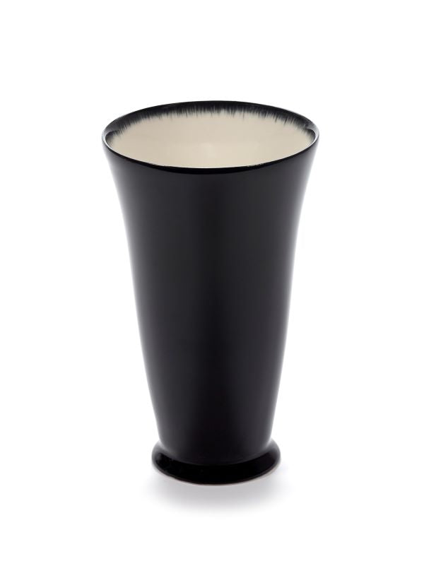 Serax Becher Tasse Ann Demeulemeester DÉ schwarz-cremeweiß Var D