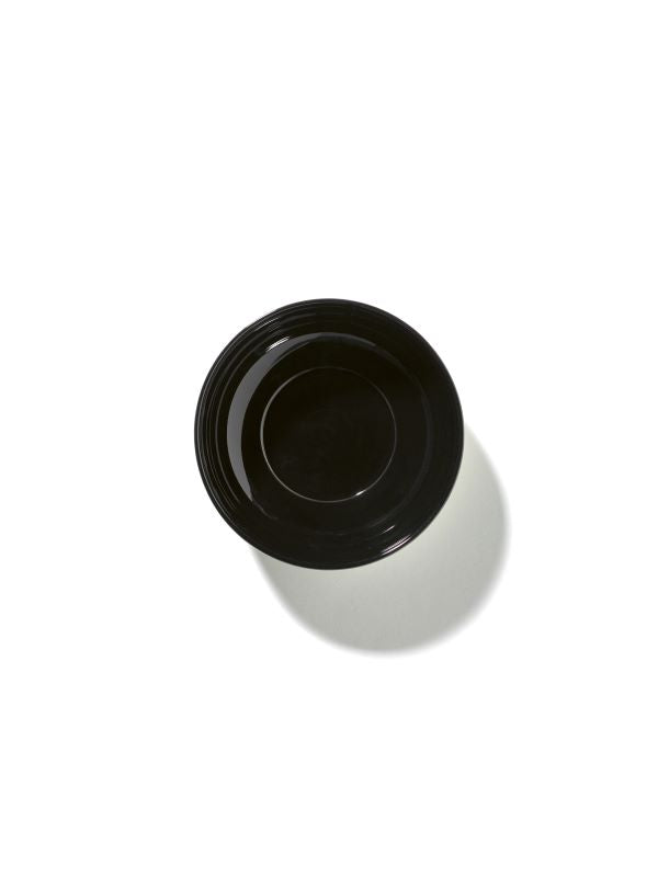 Serax Ann Demeulemeester DÉ Teller tief D12,9cm Var B cremeweiß-schwarz