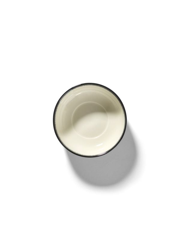 Serax Ann Demeulemeester DÉ Teller tief D12,9cm Var D cremeweiß-schwarz