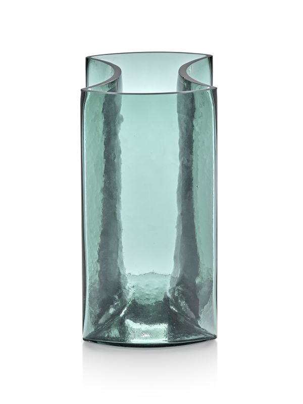 Serax Vase PAROLE grün Design-Vase aus Glas Marc Ferrand H30,5cm