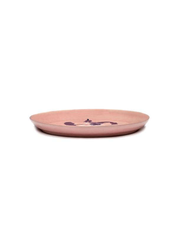 Ottolenghi Servierschüssel M pink Pfeffer blau FEAST for Serax D35cm