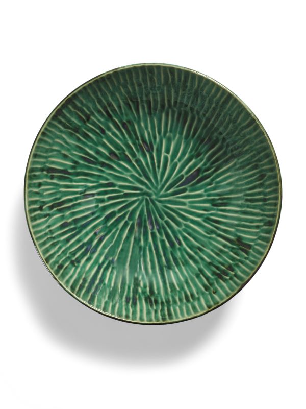 Serax Salatschüssel VERDE LANZA D30cm von Pascale Naessens grün