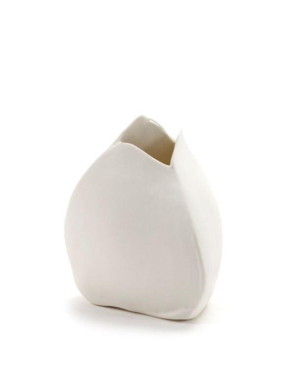 Serax kleine Vase Perfect Imperfection H7,5cm von Roos van de Velde weiß