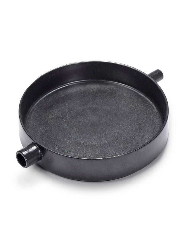 Serax FCK Ofenschale Auflaufform S schwarz D25xH5,3cm von Frédérick Gautier