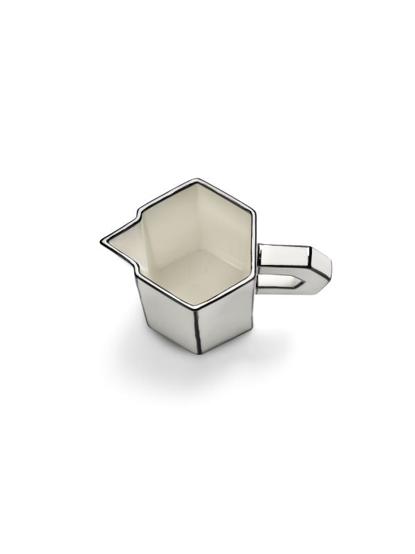 Serax Milchkännchen CARTE BLANCHE weiß-schwarz von Annebet Philips