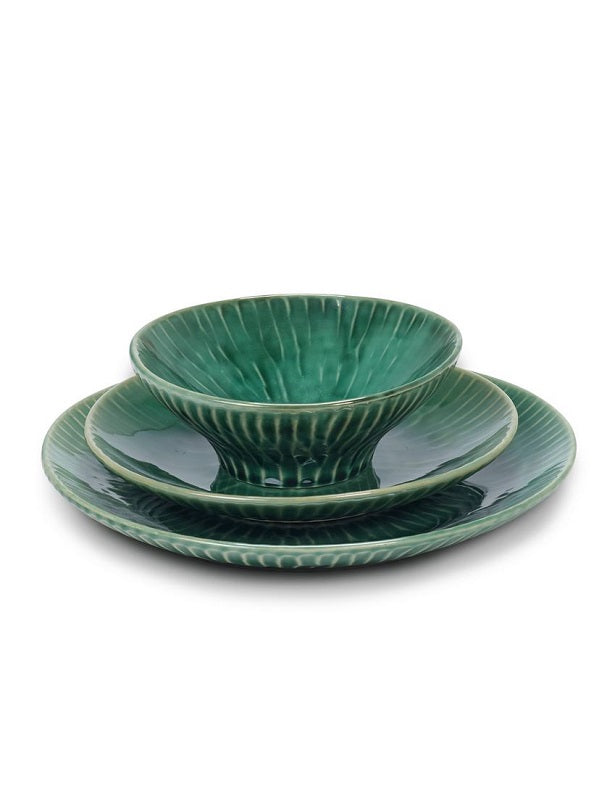 Serax Dinnerset VERDE LANZA 12 tlg. von Pascale Naessens grün