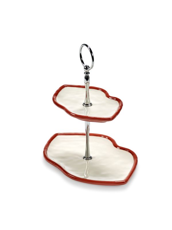 Serax Etagere 2-stufig in Lippenform Les Objets Mouleversants H23,5cm