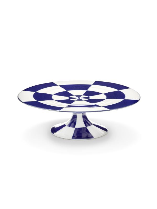 Serax Kuchenplatte blau-weiß FÊTE DES BÊTES Les Objets Mouleversants D19,2cm
