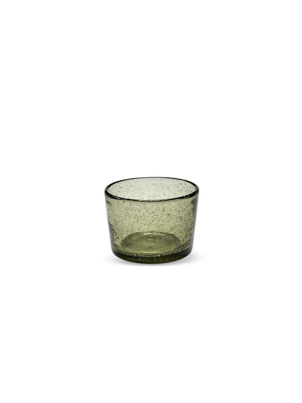 Serax Glas Tumbler VERDE LANZA von Pascale Naessens grün D8xH6cm