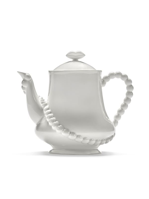 Serax Teekanne Kanne weiß WHITE PERLE FINE Les Objets Mouleversants