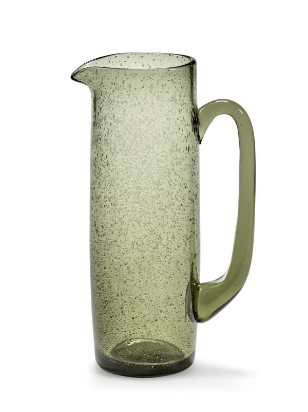 Serax Karaffe VERDE LANZA Glaskrug von Pascale Naessens grün Vol. 1L