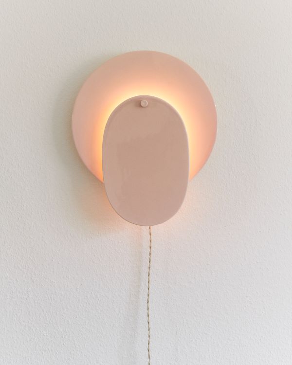 Serax Wandleuchte Lampe NEBULA Pink aus Steingut H39,5cm