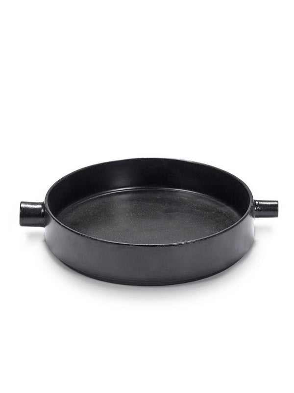 Serax FCK Ofenschale Auflaufform S schwarz D25xH5,3cm von Frédérick Gautier