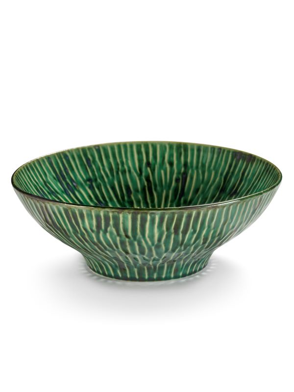 Serax Salatschüssel VERDE LANZA D30cm von Pascale Naessens grün