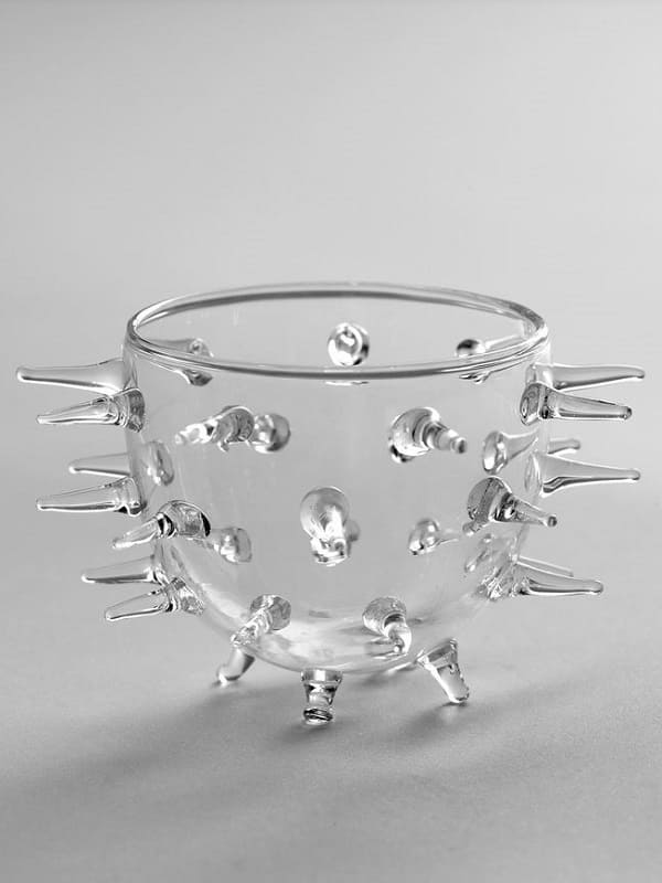 Serax Schälchen Seeigel Igel Mini-Schale aus Glas D7xH6,5cm