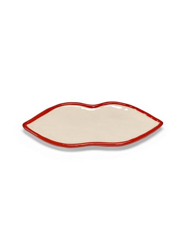 Serax Schale Lippen M Servierschale Kussmund von Wouters & Hendrix L22cm