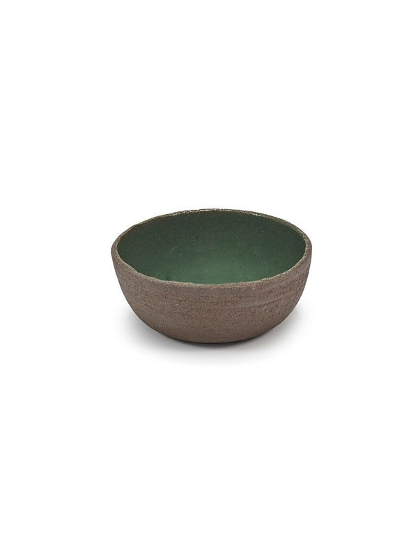 Serax FCK Schüssel L grün Schale aus Zement D15xH6cm von Frédérick Gautier