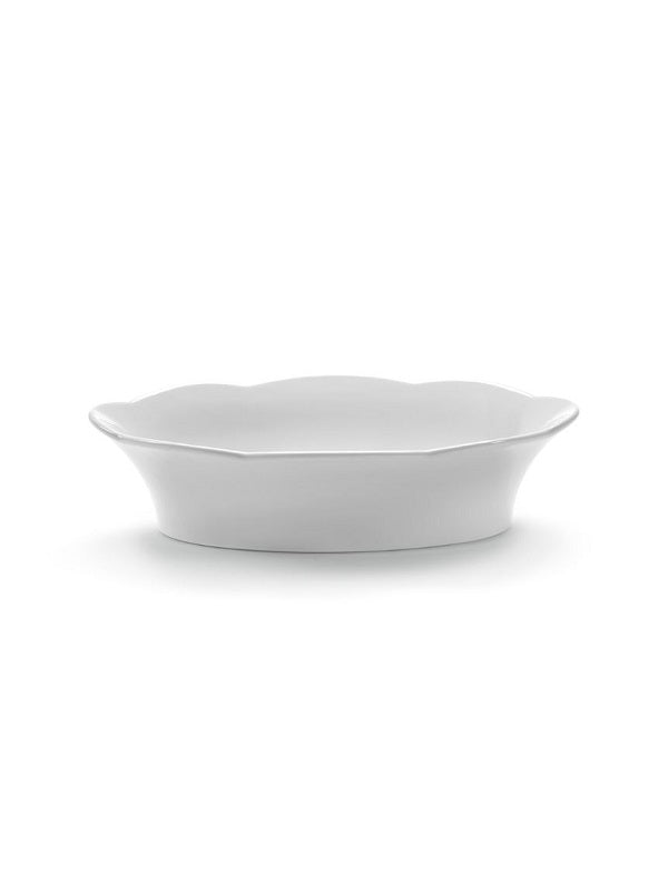 Serax Servierschüssel SILHOUETTE oval S Schale weiß von Sergio Herman L24,2xB15,5xH5,9cm