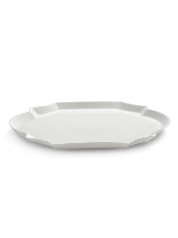Serax Tablett Servierplatte oval WHITE PERLE FINE Les Objets Mouleversants L36,6cm