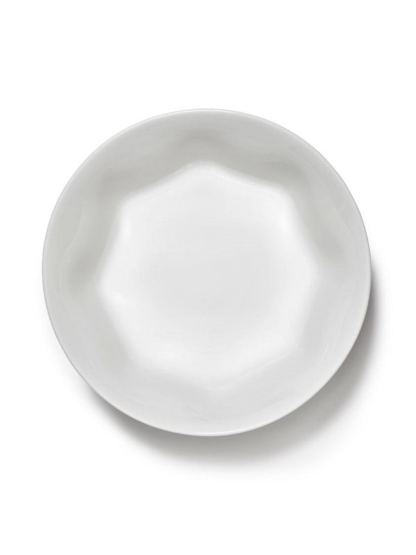 Serax Servierschüssel SILHOUETTE Schale weiß von Sergio Herman D25,5xH6,5cm