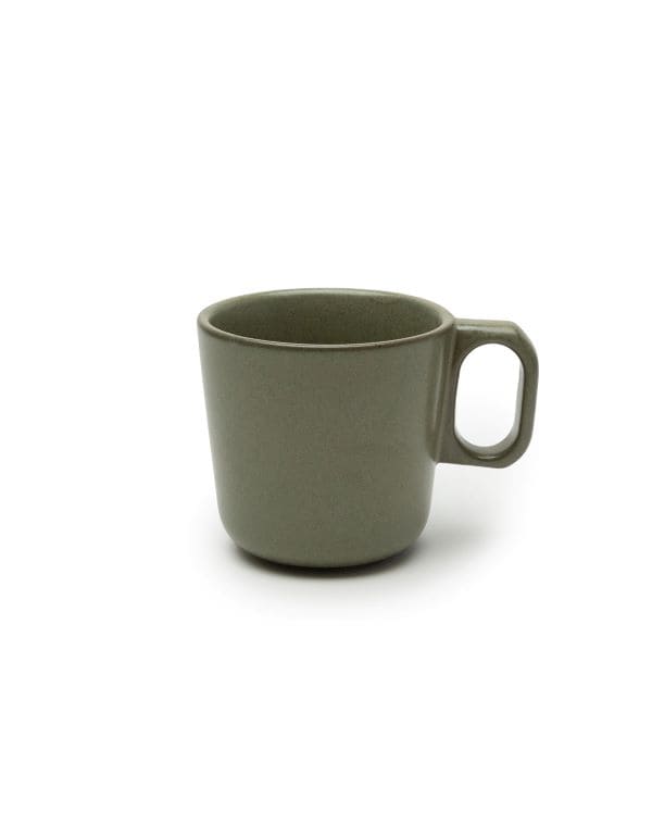 Serax Surface Becher mit Henkel Tasse camo green D9xH8,5cm