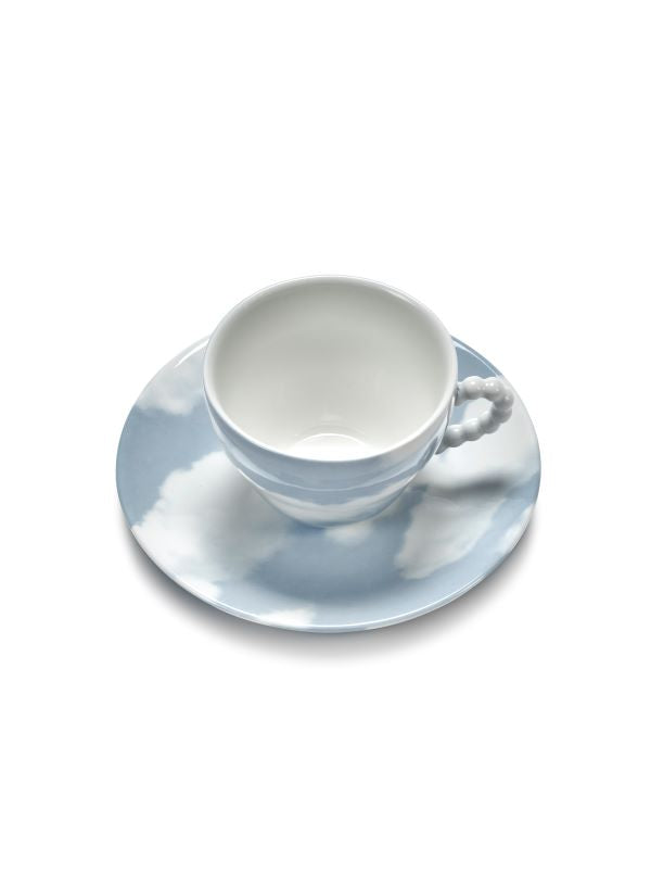 Serax Tasse mit Untertasse RÊVES DE RÊVES hellblau Wolkenmuster Les Objets Mouleversants