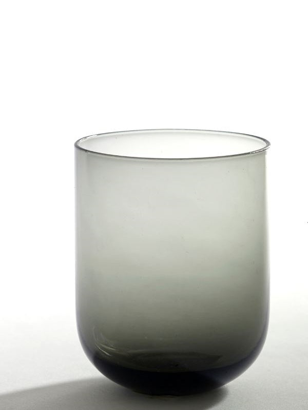 Serax Glas Trinkglas Glas Wasserglas grau D8xH10cm