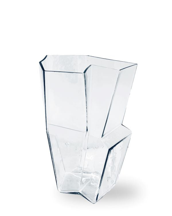 Serax Vase DUNK No 8 Glas transparent H33,5cm von Bob Verhelst