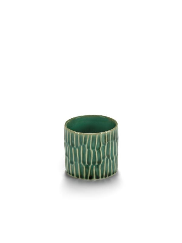 Serax Vase XS VERDE LANZA D6,5cm von Pascale Naessens grün