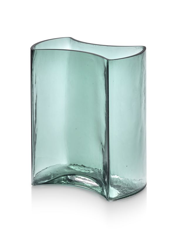 Serax Vase PAROLE grün Design-Vase aus Glas Marc Ferrand H30,5cm