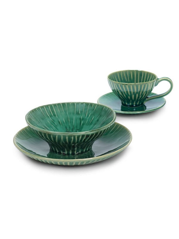 Serax Frühstücksset VERDE LANZA 16 tlg. von Pascale Naessens grün
