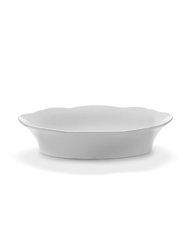 Serax Servierschüssel SILHOUETTE oval M Schale weiß Sergio Herman L27,2xB18,9xH6cm