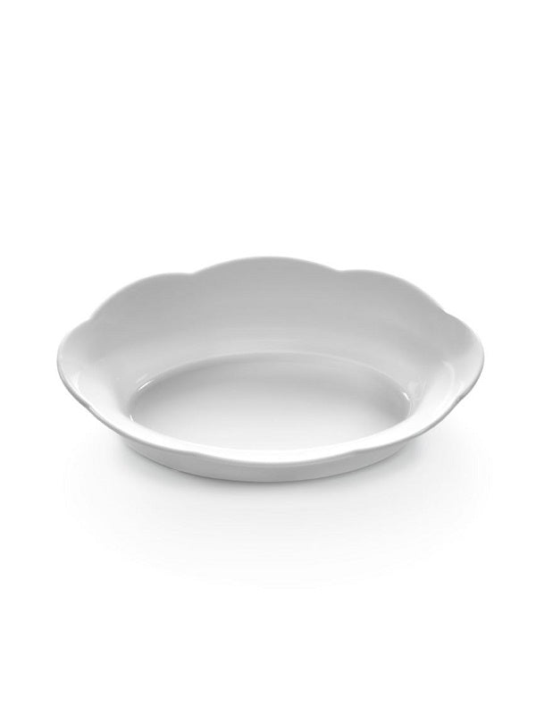 Serax Servierschüssel SILHOUETTE oval S Schale weiß von Sergio Herman L24,2xB15,5xH5,9cm