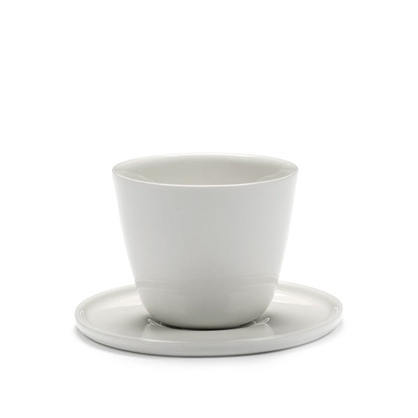 Serax CENA Untertasse für Espressotasse von Vincent van Duysen, creme D10xH0,7cm