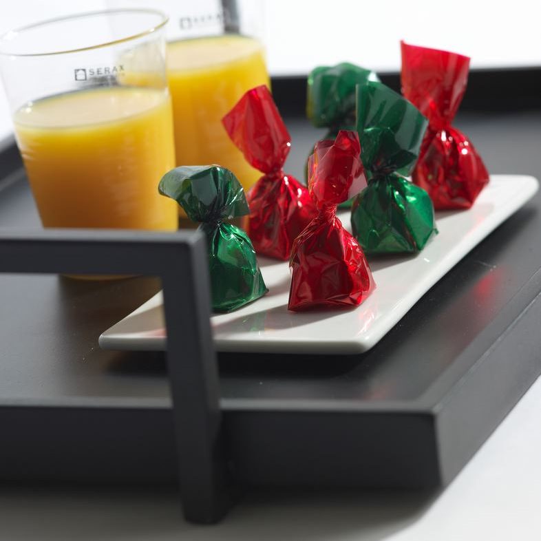SERAX Tablett Mango schwarz 32x45cm