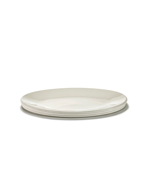 Kelly Wearstler DUNE Servierschale oval S Schale alabaster L46xB34xH4cm by Serax