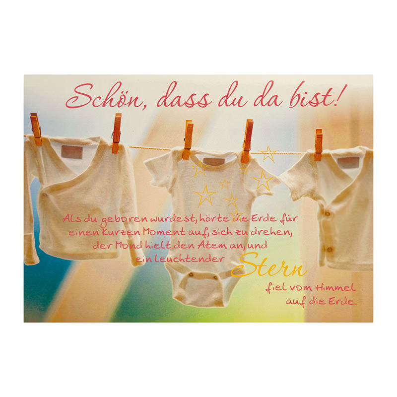EigenArt_Grusskarte_Zur_Geburt_Schoen_dass_du_da_bist
