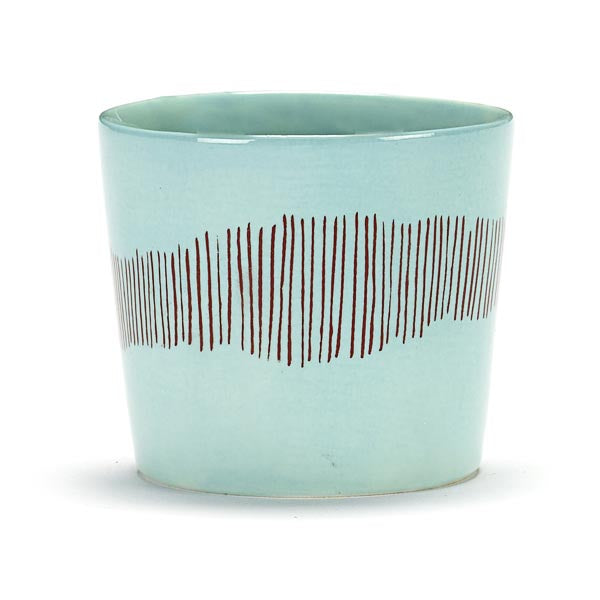 Ottolenghi Espressotasse azure Swirl-Stripes rot FEAST for Serax H6cm