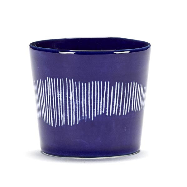 Ottolenghi Espressotasse Lapis Swirl-Stripes weiß FEAST for Serax H6cm