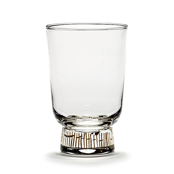 Ottolenghi Glas stripes gold FEAST for Serax H12cm