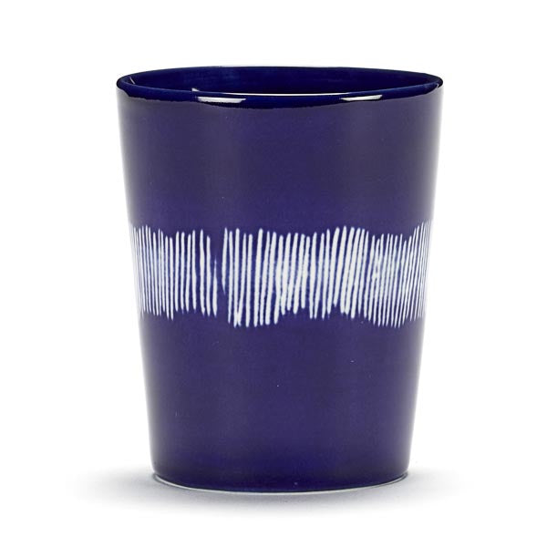 Ottolenghi Teetasse Lapis Swirl-Stripes weiß FEAST for Serax H10,5cm