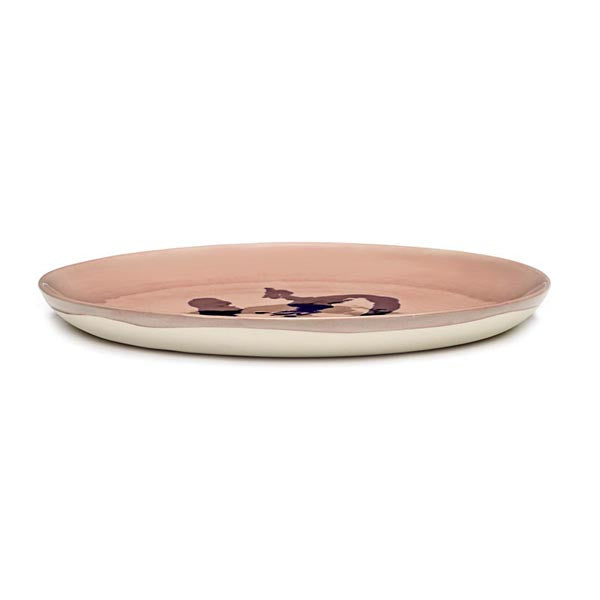 Ottolenghi Teller M pink Pfeffer blau FEAST for Serax D22,5xH2cm