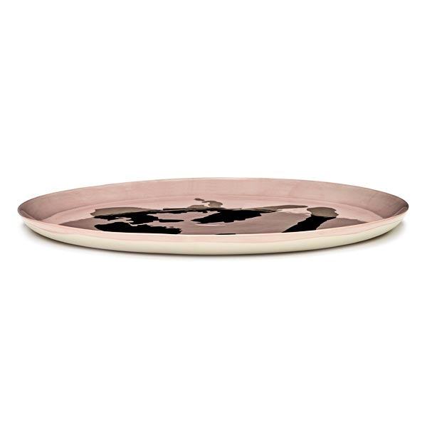 Ottolenghi Servierteller Teller pink Pfeffer gold FEAST for Serax D35xH2cm