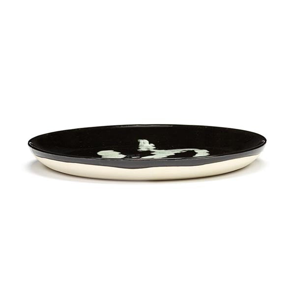 Ottolenghi Teller S schwarz Pfeffer weiß FEAST for Serax D19xH2cm