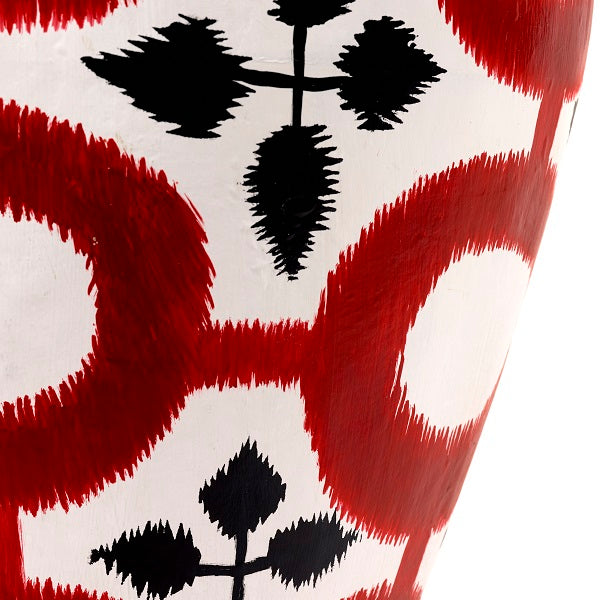 Serax Design Vase Paper Red von Isabelle De Borchgrave H62cm -Einzelstück-